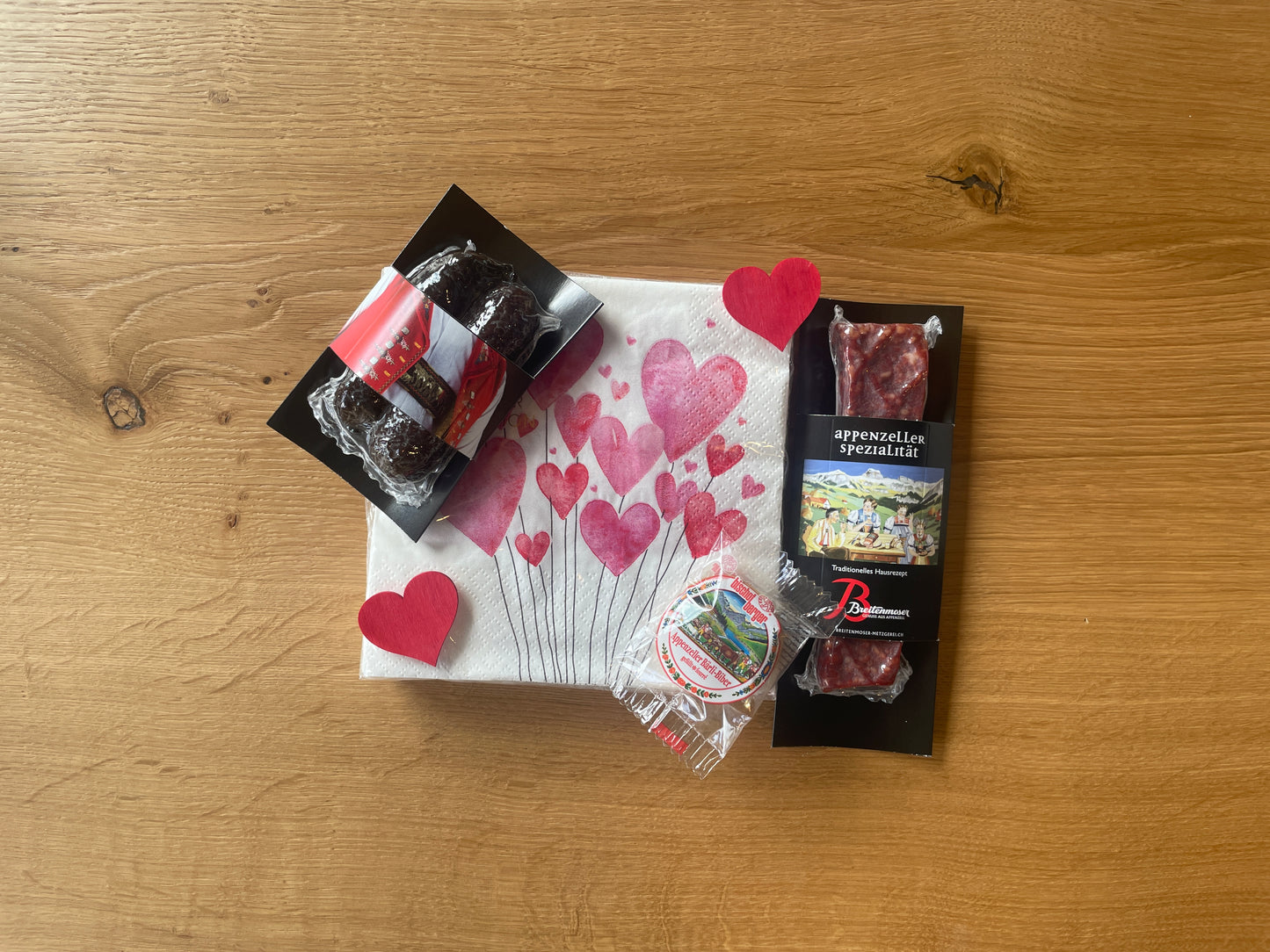 Geschenkserviette "Herz"