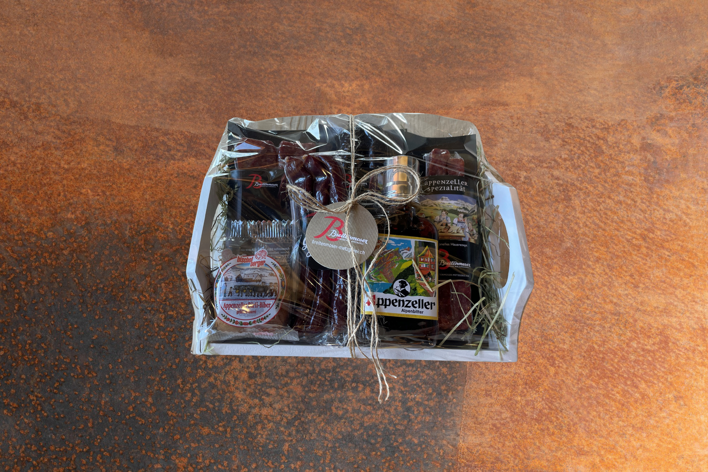 Geschenktablar Holz "Brülisau"