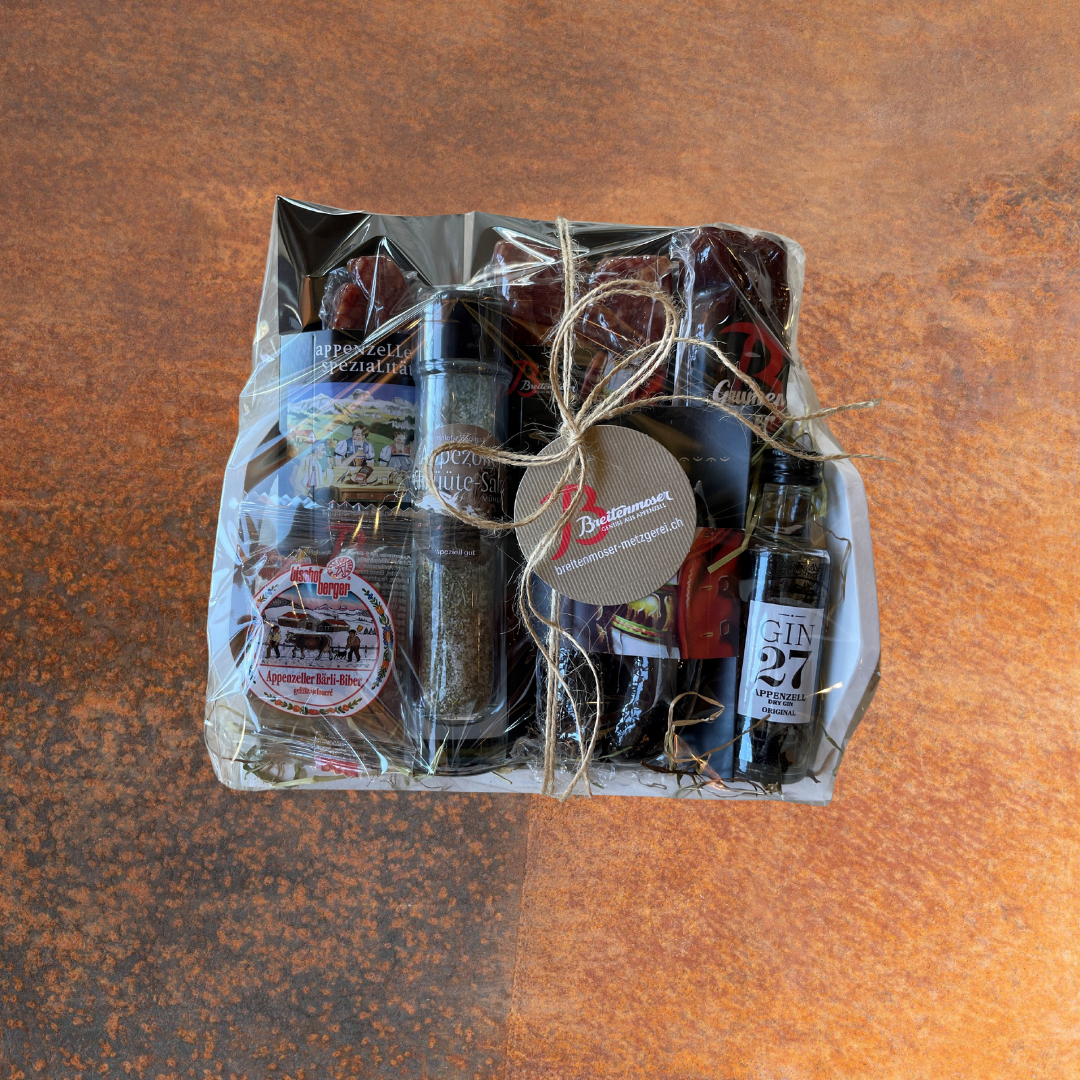 Geschenktablar aus Holz klein "Schäfler"